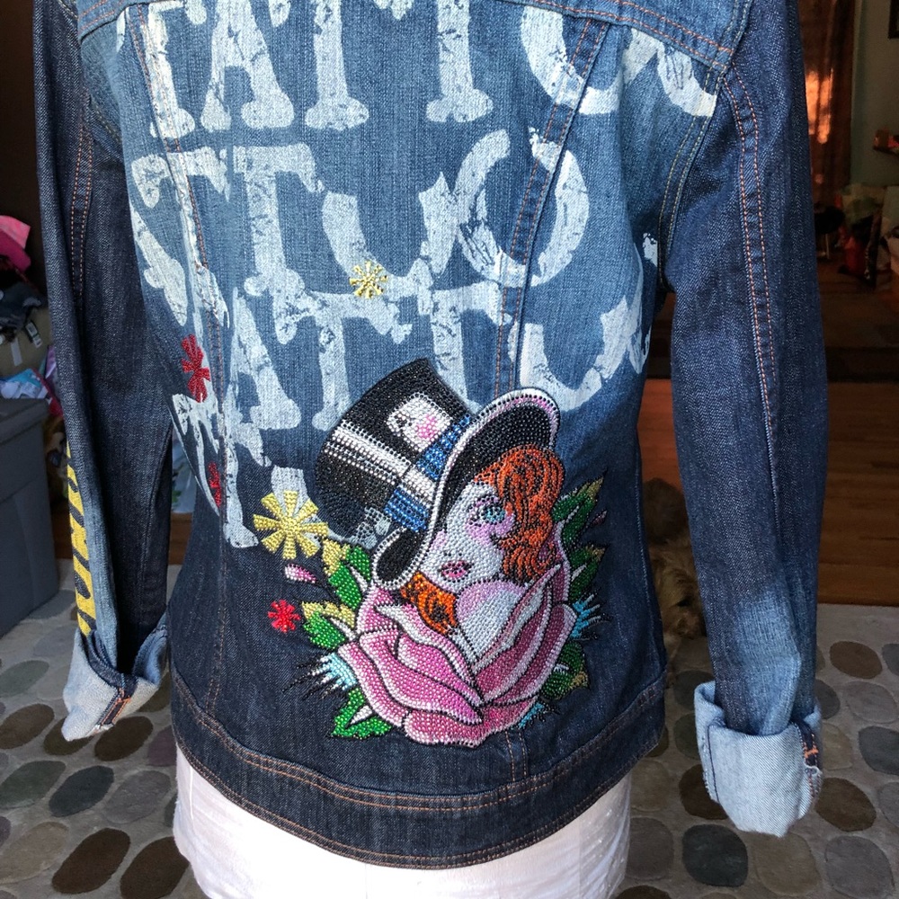 🔥 Ed hardy denim jacket